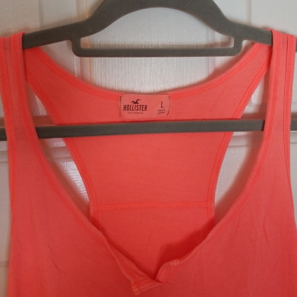 Neon orange tank